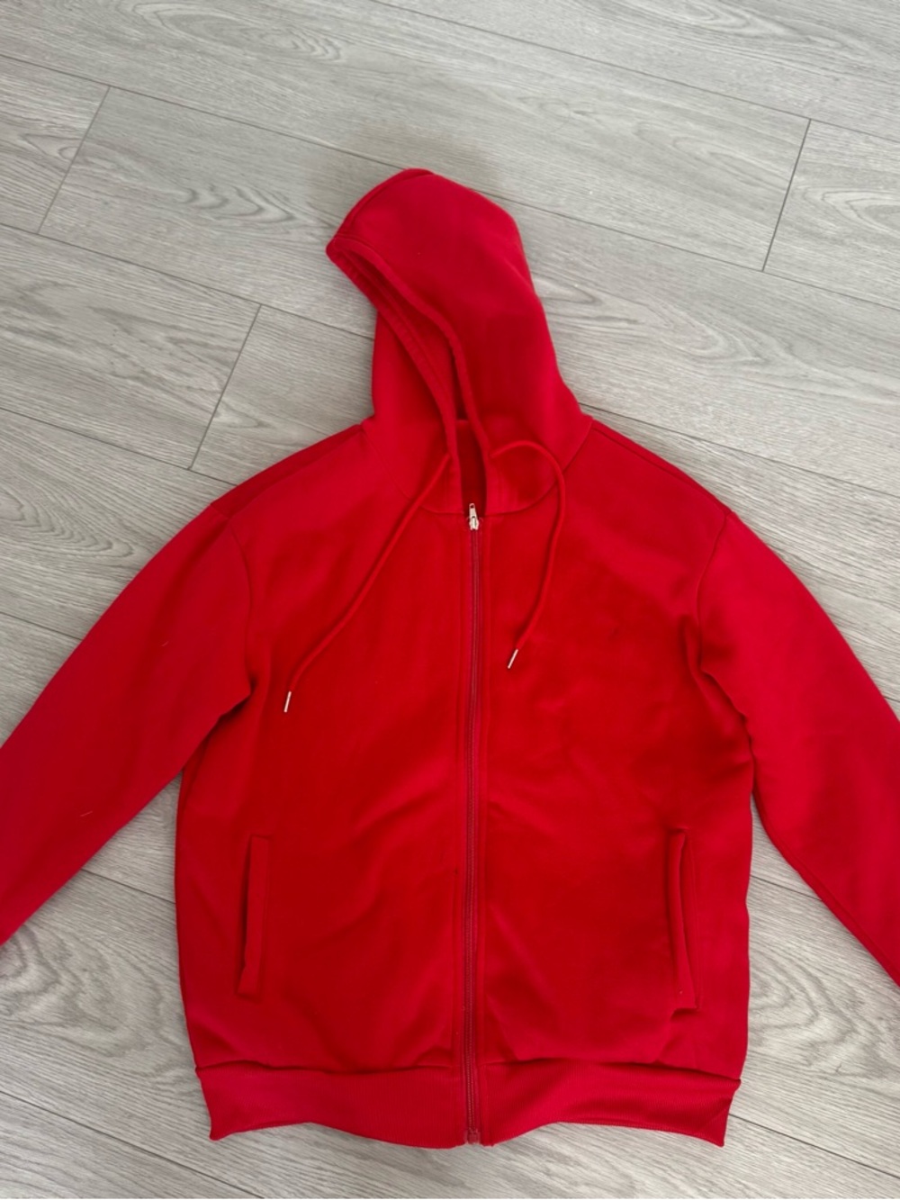 Red Zip Up Hoodie